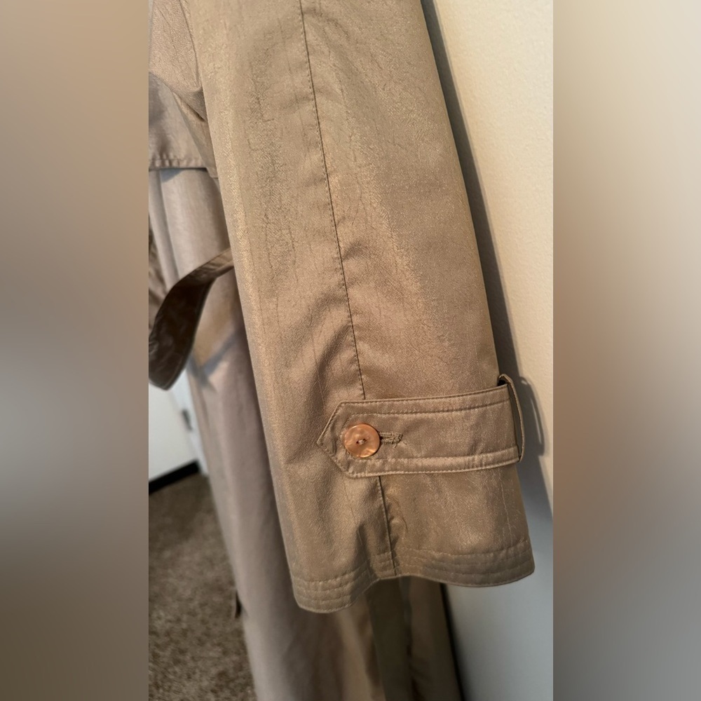 Brem Rainwear Women’s Double-Breasted Belted Trench Coat Size 18 - Picture 7 of 8